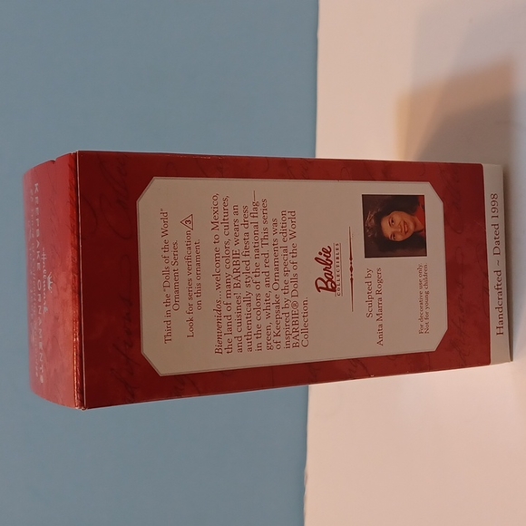 Hallmark Keepsake Ornament Mexican Barbie Dolls of the World Collector's Series - Picture 4 of 14